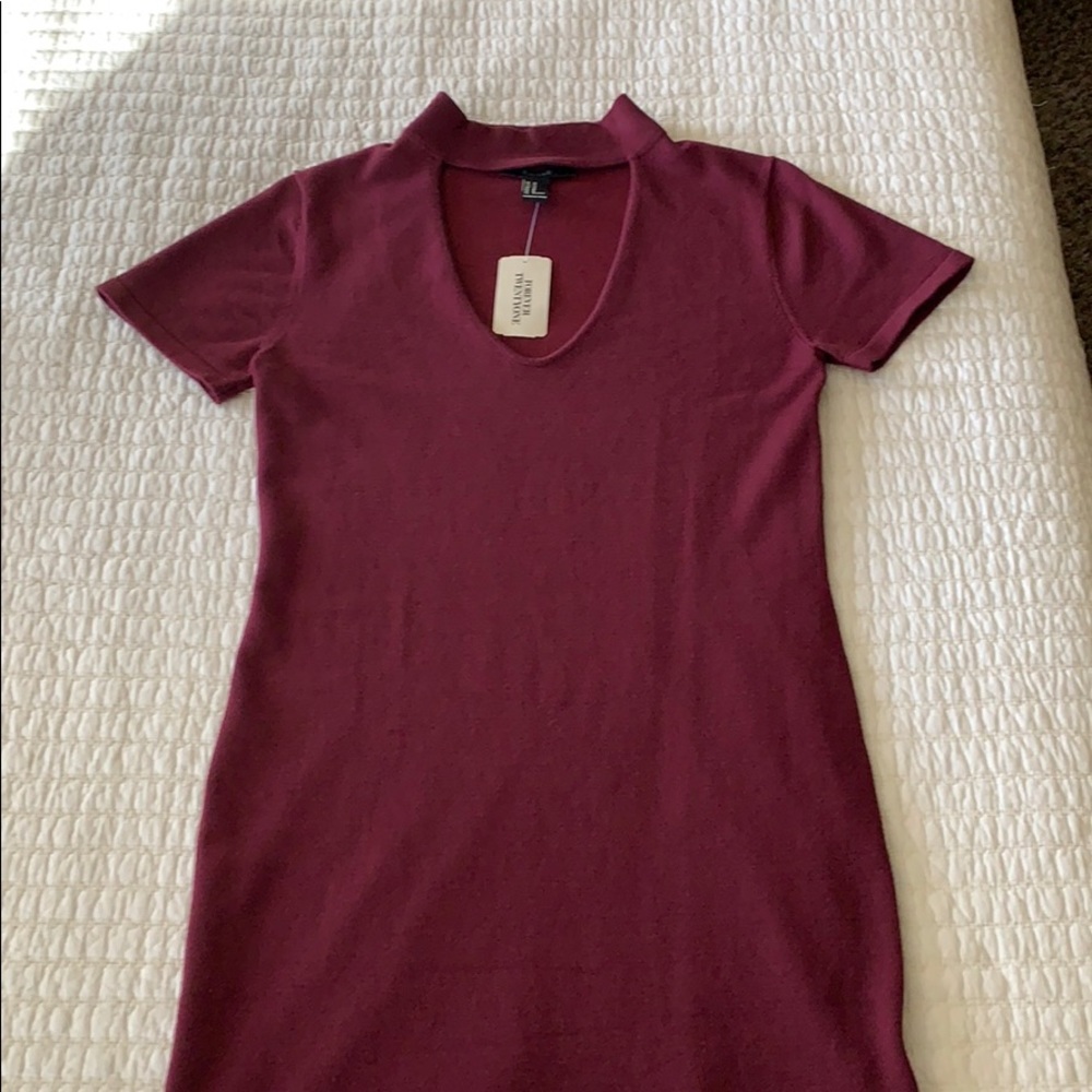 Mock Neck Sweater Dress - Picture 2 of 4